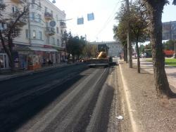 На вулиці Шевченка розпочалося асфальтування